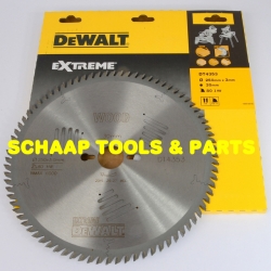 Cirkelzaagblad extreme 250x30mm 80 tanden Wissel positief SERIES 60 | DT4353